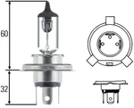 Žárovka HELLA H4 24V 75/70W P43t-38, 8GJ 002 525-251