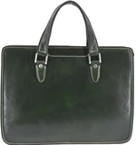 Luxusní dámská kožená kabelka Arteddy - zelená