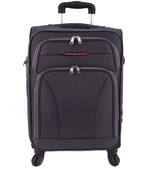 Cestovní textilní kufr na čtyřech kolečkách Agrado (S) 45l - tmavě šedá
