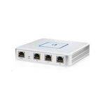 Router Ubiquiti UniFi Security Gateway (USG) bezpečnostná brána • 3 × gigabit ethernet (LAN/WAN/VOIP) • 1 × sériový konzolový port (RJ-45) • smerovací