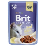 Brit Premium Cat Delicate Fillets v želé s hovězím 85g