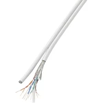 TRU COMPONENTS 1567361 sieťový kábel ethernetový CAT 6 SF/UTP 8 x 2 x 0.196 mm² biela 50 m