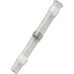 TRU COMPONENTS 736360 krimpovacie spojka so zmršťovacou bužírkou  0.08 mm² 0.202 mm² úplne izolované biela 1 ks