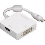 Hama 53245 DisplayPort / DVI / HDMI adaptér [1x mini DisplayPort zástrčka - 1x HDMI zásuvka, DVI zásuvka 24+5-pólová, zá