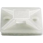 TRU COMPONENTS TC-HCR101S203 úchytka samolepiaci 1593043 Priemer káblového zväzku (rozsah) 10.10 mm (max)  4cestný vstup