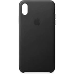 Apple Leder Case zadný kryt na mobil Apple iPhone XS Max čierna