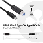 club3D #####USB-Kabel #####USB 3.2 Gen1 (USB 3.0 / USB 3.1 Gen1) #####USB-A Stecker, #####USB-A Stecker 1.00 m