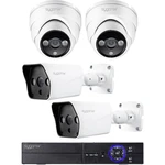 Sygonix  SY-4536210 + 2x SY-4536212 + 2x SY- AHD, HD-CVI, HD-TVI, analógový monitorovacie sada 4-kanálová  2556 x 1944 P