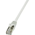 LogiLink CP2082S RJ45 sieťové káble, prepojovacie káble CAT 6 F/UTP 7.50 m sivá s ochranou 1 ks