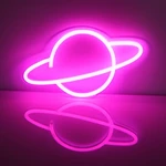 Photography Prop Decoration Atmosphere Shop Window Home Party Art Bar Wedding Neon Light USB Powered Wall Hanging Word S