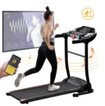 [EU Direct] BOMINFIT 2-in-1 Foldable Treadmill 1.5HP 12km/h LED Display APP Connect Intelligent Running Machine Max Load
