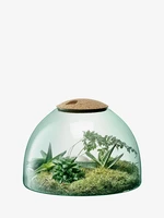 Decorațiune din sticlă, Canopy, înălțime 22 cm, transparentă/ plută - LSA International