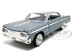1964 Chevrolet Impala Blue 1/24 Diecast Model Car by Motormax