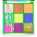 Eveline Cosmetics Look Up Neon Lime paletka očných tieňov 10,8 g