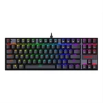 Redragon K552 87 Keys Mechanical Gaming Keyboard USB Wired Waterproof Hot Swappable NKRO Mixed Color Backlight with Blue