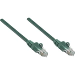 Intellinet 730815 RJ45 sieťové káble, prepojovacie káble CAT 6 U/UTP 25.00 cm zelená  1 ks