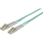 Intellinet 750134 optické vlákno LWL prepojovací kábel [1x zástrčka LC - 1x zástrčka LC] 50/125 µ Multimode OM3 2.00 m