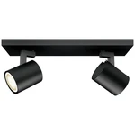 Philips Lighting Hue LED stropné reflektory 871951433816600  Hue White Amb. Runner Spot 2 flg. schwarz 2x350lm inkl. Dim