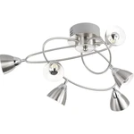 WOFI FRES 9391.06.64.7000 LED stropná lampa 27 W  teplá biela niklová (matná)