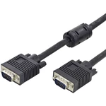 Digitus VGA prepojovací kábel #####VGA 15pol. Stecker, #####VGA 15pol. Stecker 15.00 m čierna DB-310103-150-S guľatý, dv