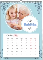 Kalendář, Nejlepší babička ve světě, 20x30 cm