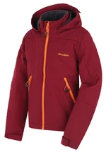 Husky Salex K 152-158, bordo Dětská softshell bunda