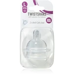 Twistshake Anti-Colic Teat cumlík na fľašu Large 4m+ 2 ks