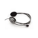 Headset Logitech H110 (981-000271) čierny herné slúchadlá • frekvence 20 Hz až 20 kHz • citlivost 58 dB • 3,5mm jack konektor • 1,8 m dlouhý kabel • f