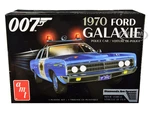 Skill 2 Model Kit 1970 Ford Galaxie Police Car "Las Vegas Metropolitan Police Dept" "Diamonds Are Forever" (1971) Movie (7th in the James Bond 007 Se