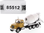 CAT Caterpillar CT681 Concrete Mixer Yellow and White "High Line" Series 1/87 (HO) Diecast Model by Diecast Masters