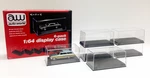 6 Collectible Display Show Cases  for 1/64 Scale Model Cars by Auto World