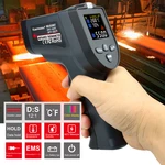 Upgraded -50℃~550℃ Non-contact Dual Laser Infrared Thermometer Multifunctional Industrial Temperature Measuring Tool wit