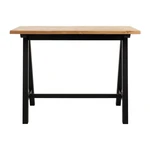 Barový stolík z dreva bieleho duba Unique Furniture Oliveto, 71 x 140 cm