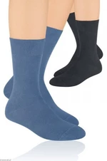 Steven 048 Pánské ponožky 41/43 tmavě modrá