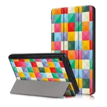 Tri-Fold Pringting Tablet Case Cover for New F ire HD 7 2019-Cude