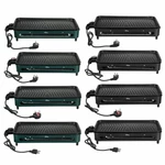 1500W 110V/220V Nonstick Electric Indoor Smokeless Grill Portable BBQ Grills with Recipes, Fast Heating, Adjustable Ther