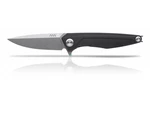 Zavírací nůž ANV® Z300 Dural Frame Lock - Černá rukojeť, šedá čepel - Stone Wash (Barva: Černá, Varianta: Šedá čepel - Stone Wash)