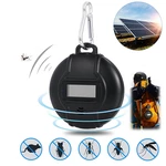 Solar Ultrasonic Anti Mosquito Tools Electronic Bug Insect Mosquito Repeller Portable Compass For Outdoor Climbing Trave