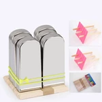 KC-ICE18 6 Pieces Set Stainless Steel Popsicle Mold Food Grade Ice Lolly Maker Summer Gifts