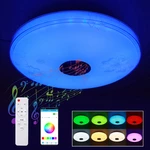 16"100W LED RGB Music Ceiling Lamp bluetooth APP+Remote Control Bedroom Workshop 85V-265V