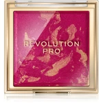 Revolution PRO Lustre rozjasňující tvářenka odstín Cranberry 11 g