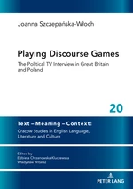 Playing Discourse Games