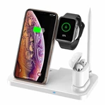 Bakeey 4-in-1 Wireless Charger 5W/7.5W/10W Phone Charging Holder Quick Charge Bracket For iPhone XS 11Pro Apple Watch 1/