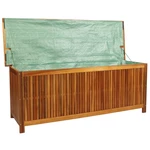 Solid Acacia Wood Garden Storage Box Pantry Cabinet 59"x19.7"x22.8"