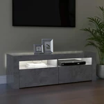 TV Cabinet with LED Lights Concrete Gray 47.2"x13.8"x15.7"