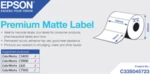 Epson C33S045723 Premium Matte, pro ColorWorks, 102x76mm, 1570ks, bílé samolepicí etikety