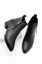 Marjin Women's Heeled Boots & Booties Pointed Toe Zippered Daily Classic Boots Avore black. Marjin Women's Heeled Boots & Booties Pointed Toe Zippered Daily Classic Boots Avore black.
