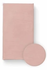BocioLand Prostěradlo do postýlky, bavlna, růžové, 120 x 60 cm