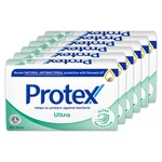 PROTEX Ultra Tuhé mýdlo s přirozenou antibakteriální ochranou 6 x 90 g