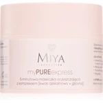 MIYA Cosmetics myPUREexpress čisticí maska pro redukci kožního mazu a minimalizaci pórů 50 g